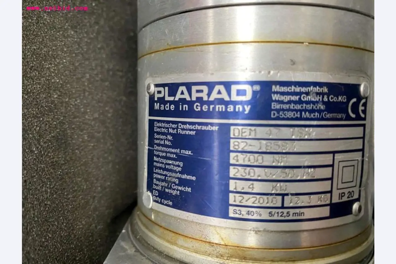 Sale of the no longer needed assets formerly used by an international manufacturer of wind turbines-2