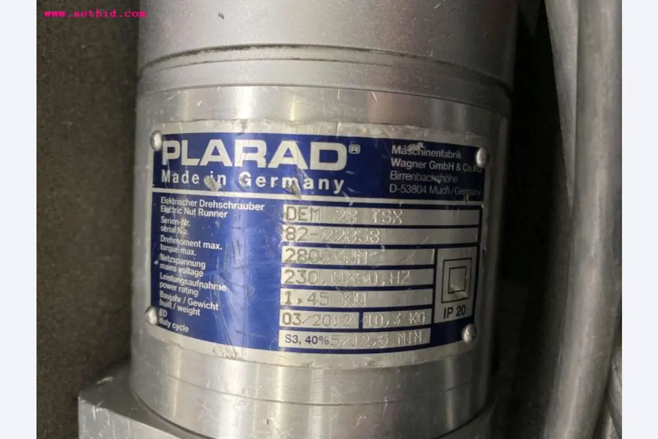 Sale of the no longer needed assets formerly used by an international manufacturer of wind turbines
-2