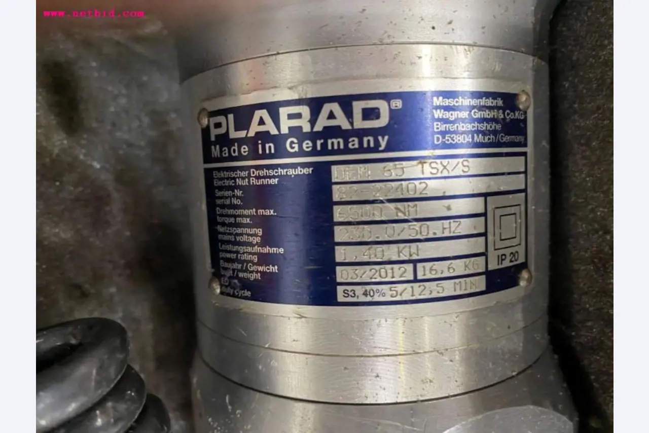 Sale of the no longer needed assets formerly used by an international manufacturer of wind turbines
-2