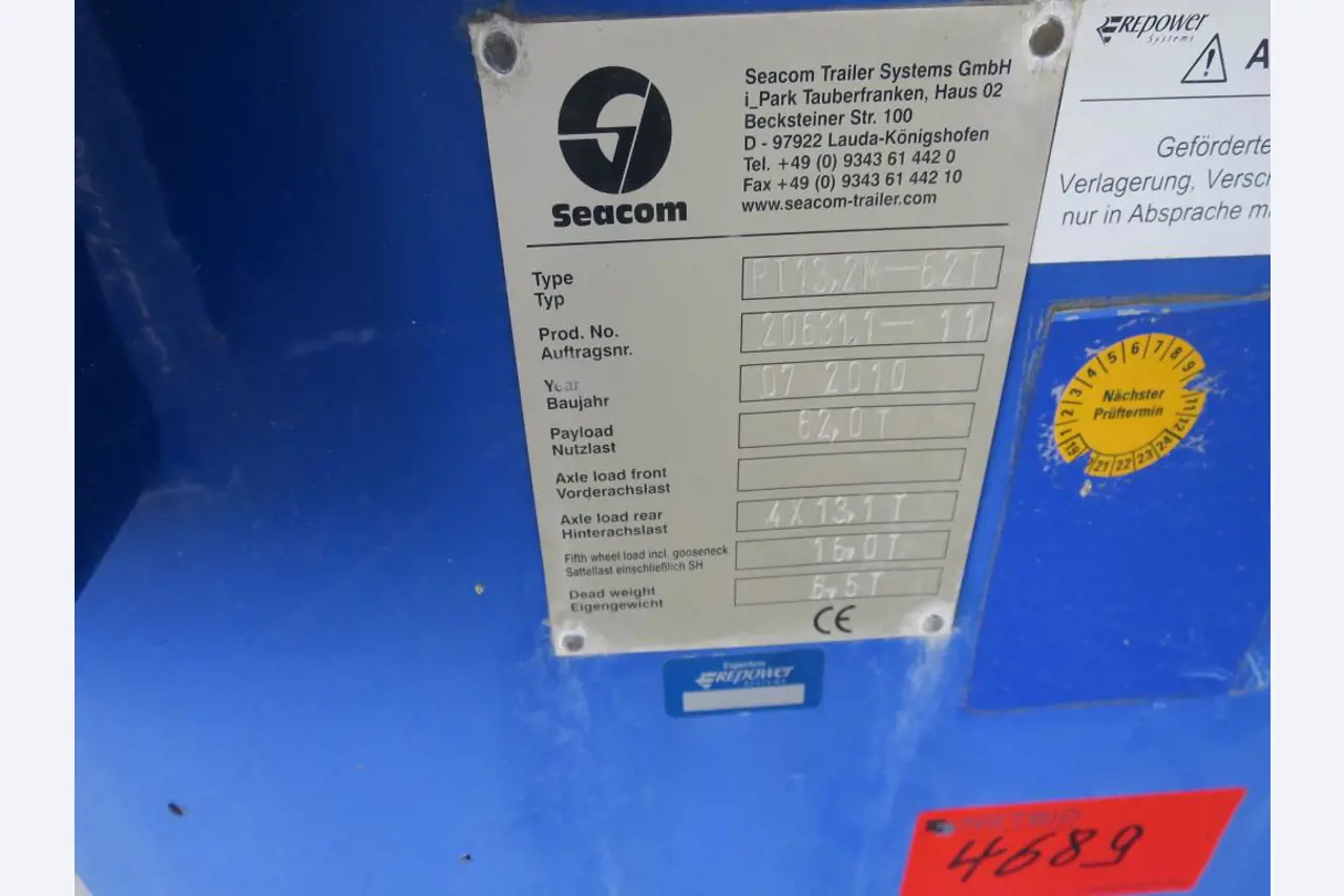 Sale of the no longer needed assets formerly used by an international manufacturer of wind turbines-2