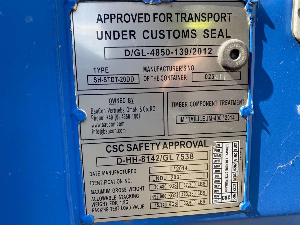 Contentores marítimos (10, 20, 40 pés)<br> a partir de Bremerhaven-4