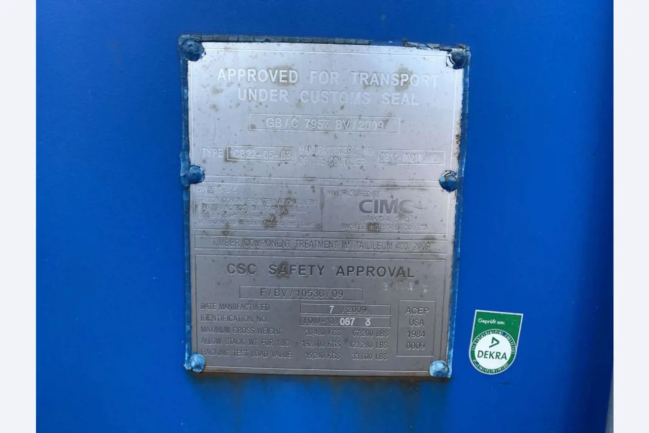 Kontenery morskie (10, 20, 40 stóp)<br> z lokalizacji Bremerhaven-3