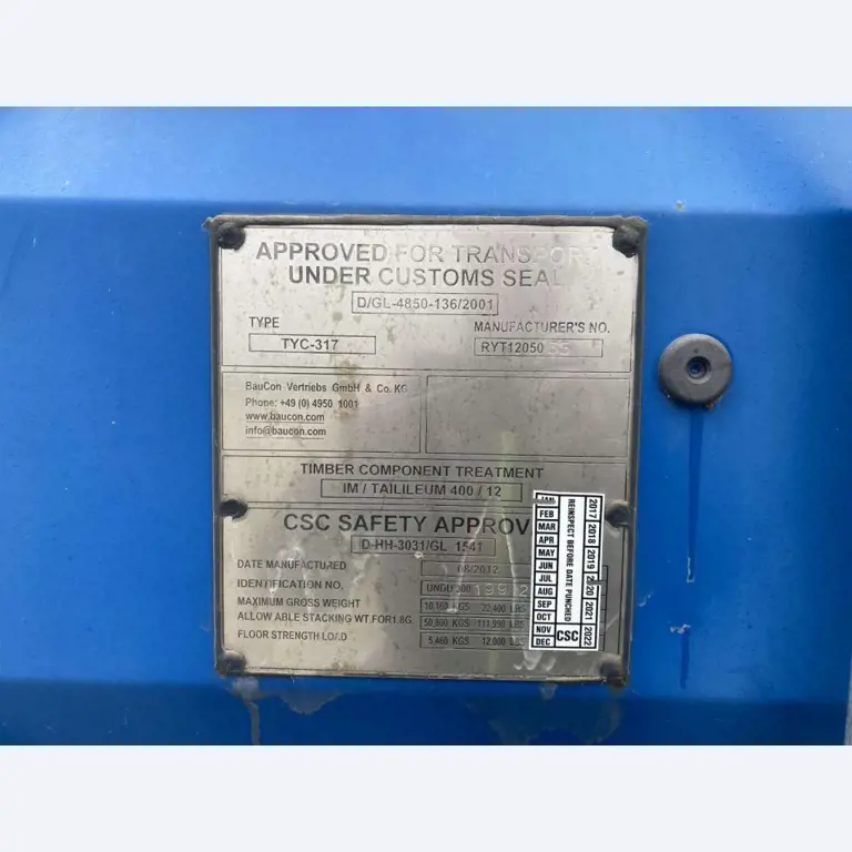 Contentores marítimos (10, 20, 40 pés)<br> a partir de Bremerhaven-4