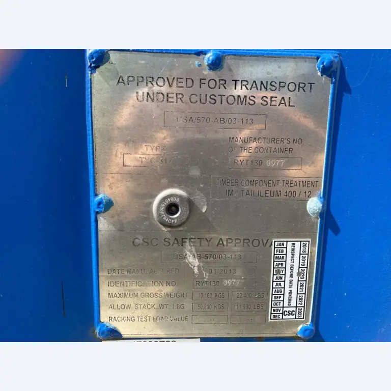 Kontenery morskie (10, 20, 40 stóp)<br> z lokalizacji Bremerhaven-3