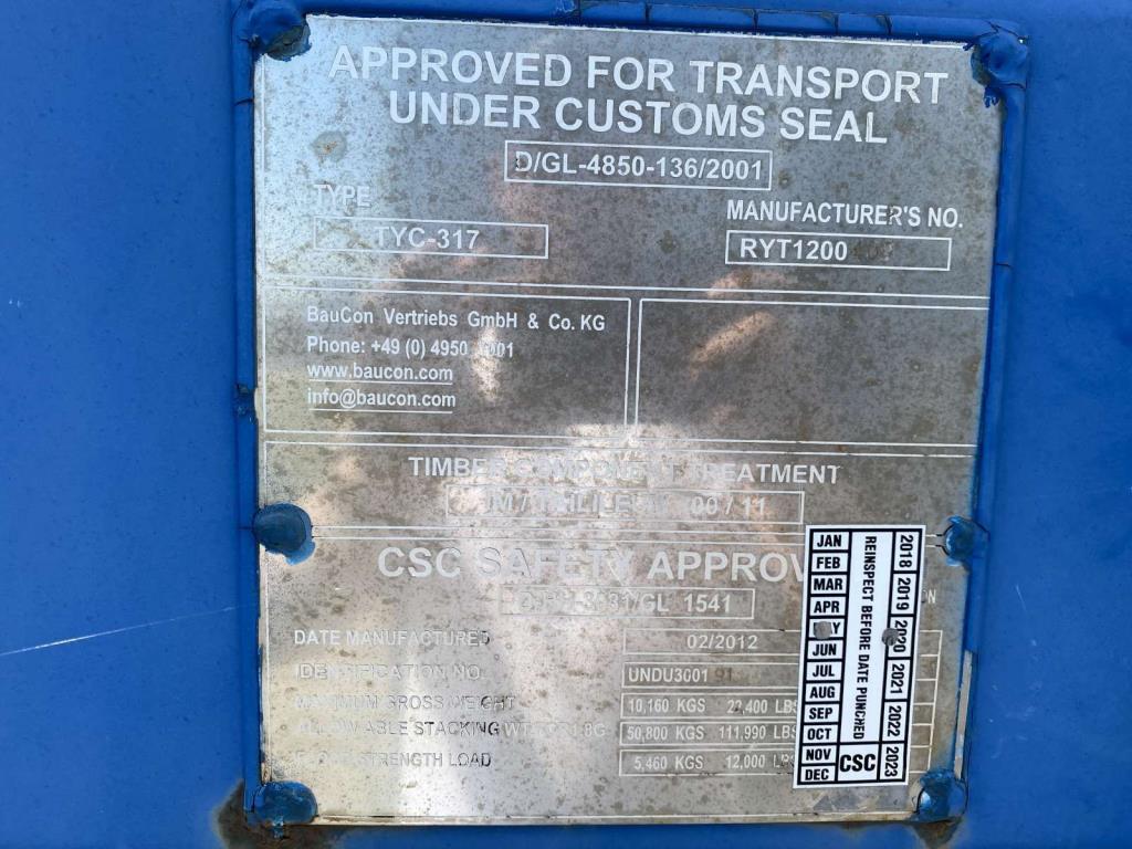 Contentores marítimos (10, 20, 40 pés)<br> a partir de Bremerhaven-3