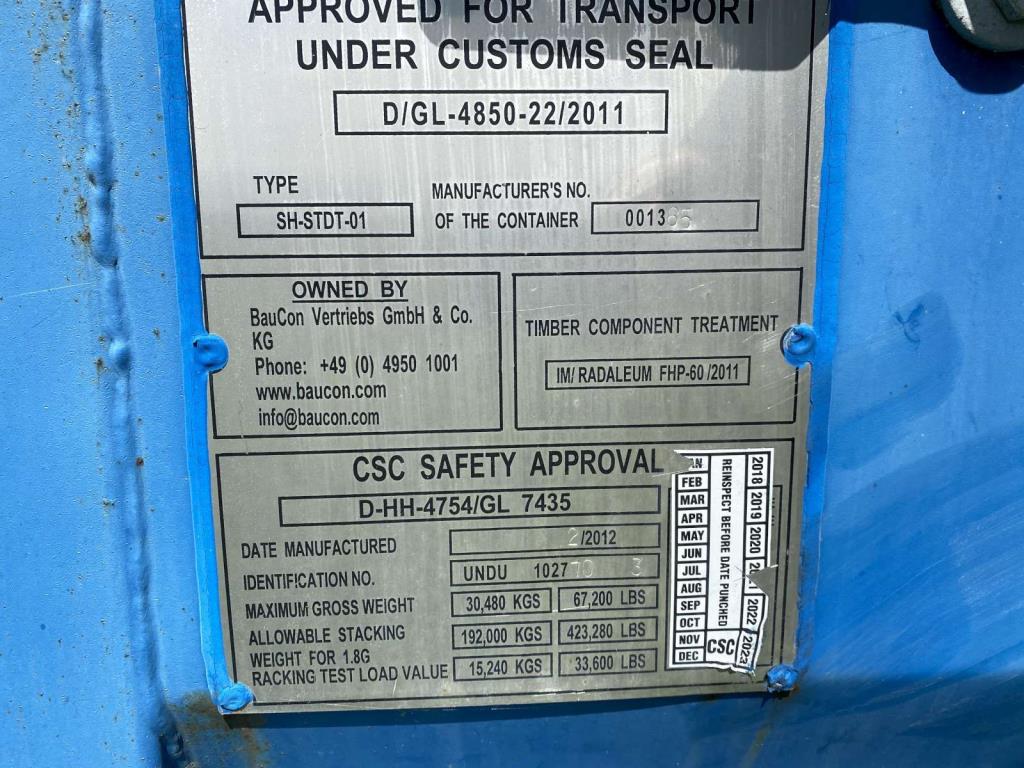 Contentores marítimos (10, 20, 40 pés)<br> a partir de Bremerhaven-3