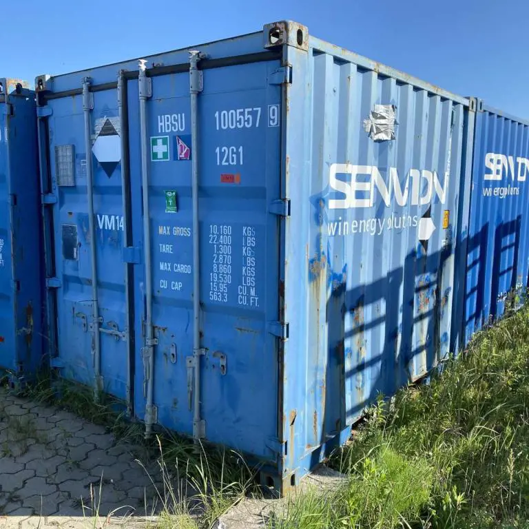 10´ zeecontainer  Standardbox