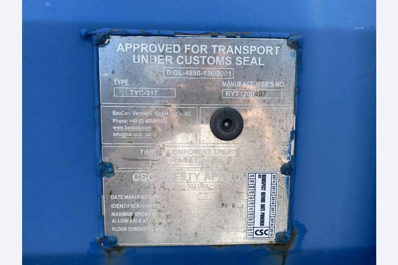 Kontenery morskie (10, 20, 40 stóp)<br> z lokalizacji Bremerhaven-3