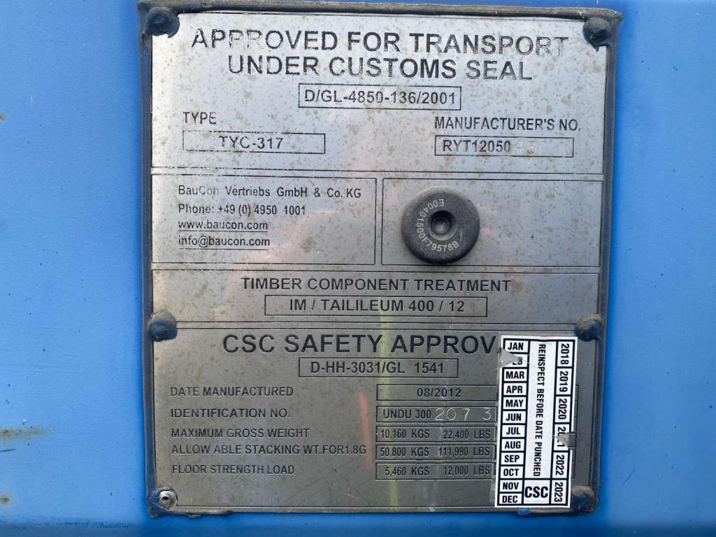 Contentores marítimos (10, 20, 40 pés)<br> a partir de Bremerhaven-3