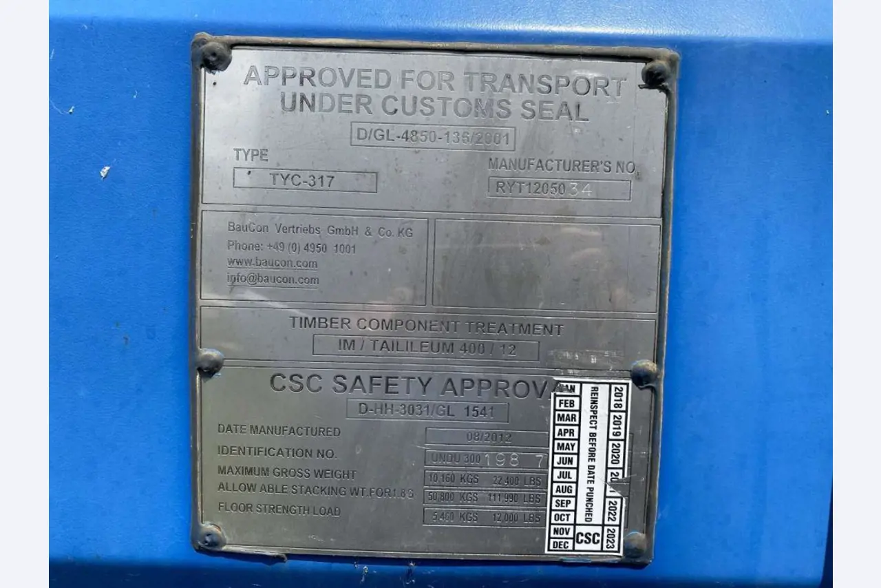 Kontenery morskie (10, 20, 40 stóp)<br> z lokalizacji Bremerhaven-4