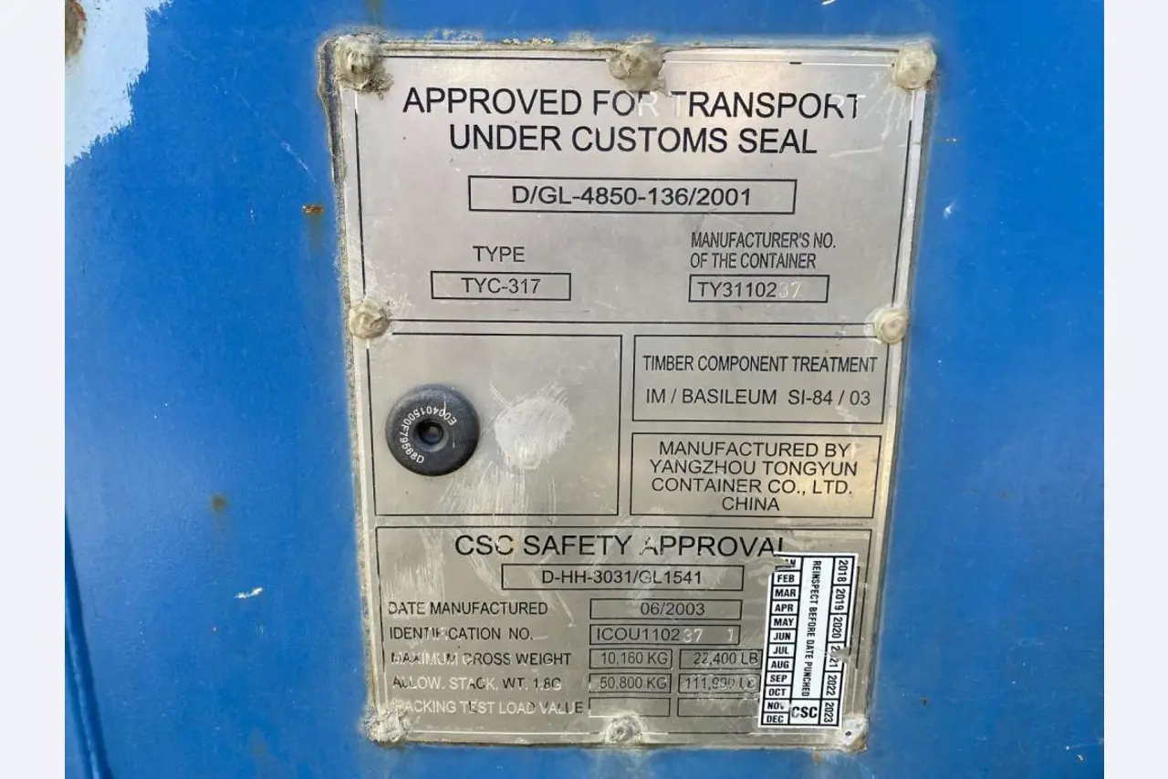 Morski zabojniki (10, 20, 40 čevljev)<br> iz lokacije Bremerhaven-3