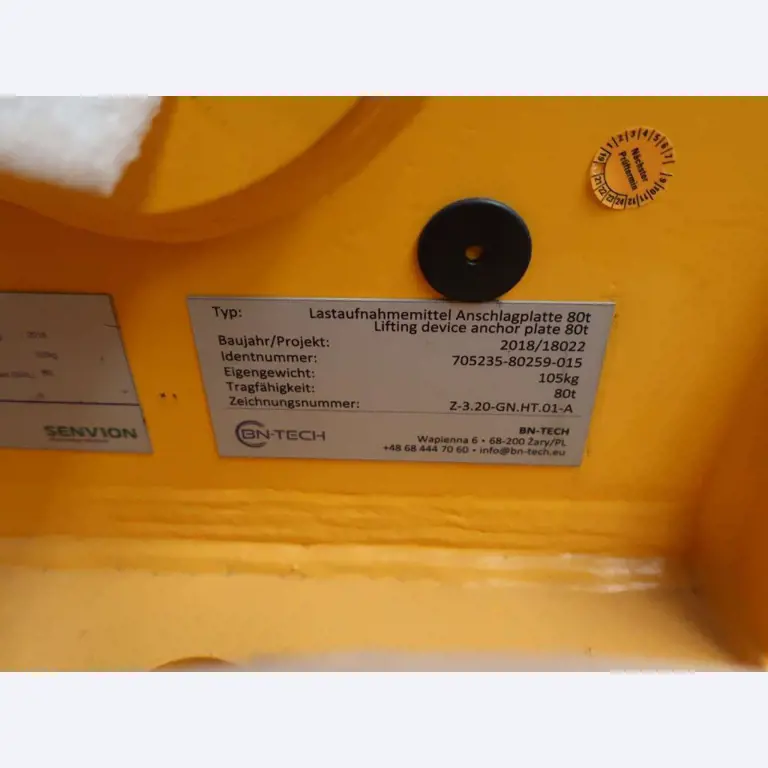 Sale of the no longer needed assets formerly used by an international manufacturer of wind turbines
-4