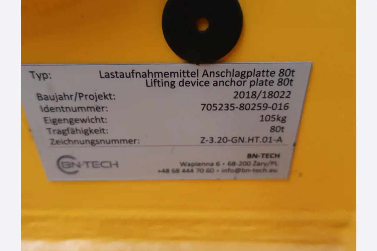 Sale of the no longer needed assets formerly used by an international manufacturer of wind turbines
-6