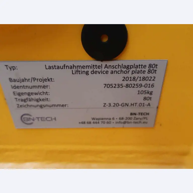 Sale of the no longer needed assets formerly used by an international manufacturer of wind turbines
-6