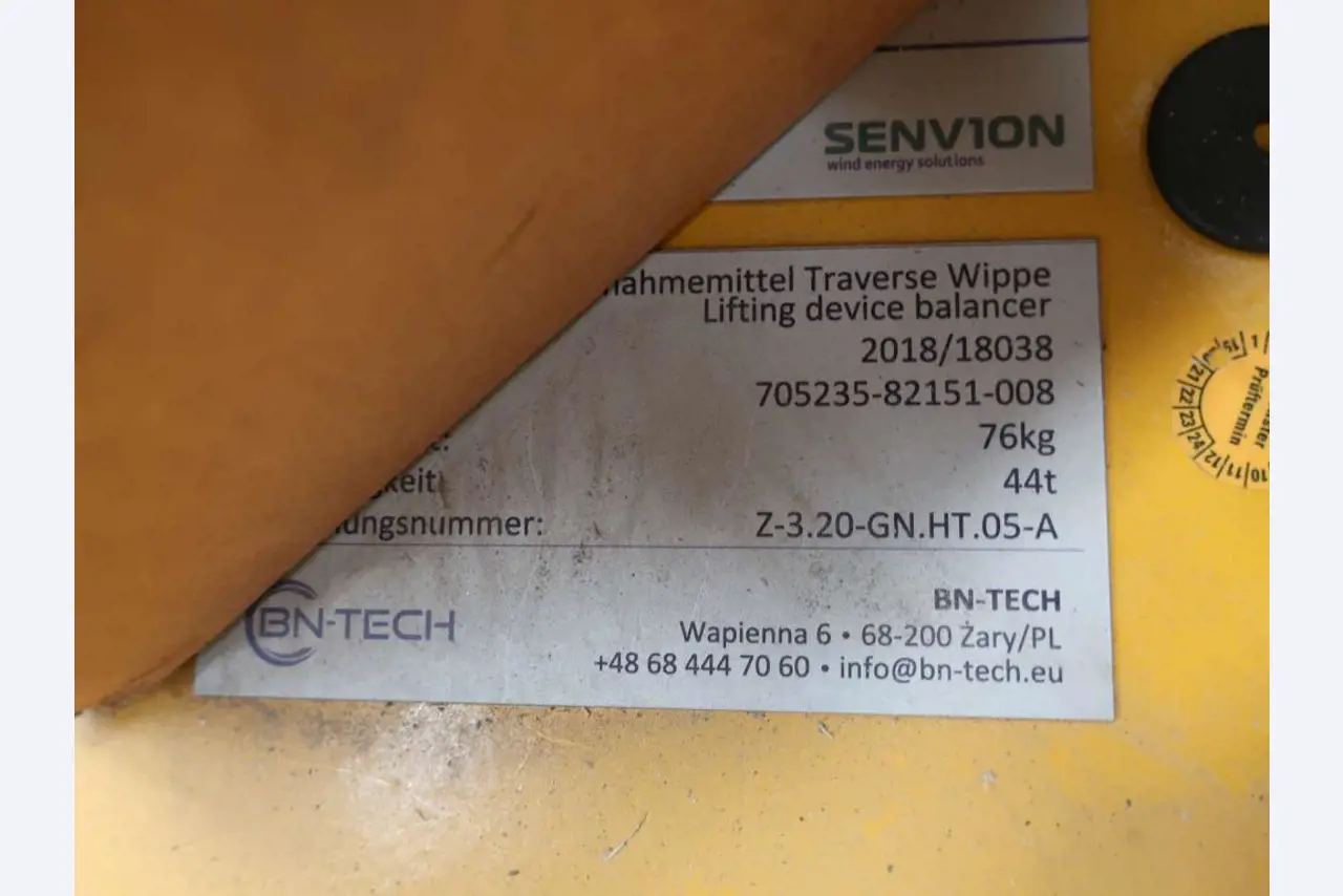 Sale of the no longer needed assets formerly used by an international manufacturer of wind turbines
-7