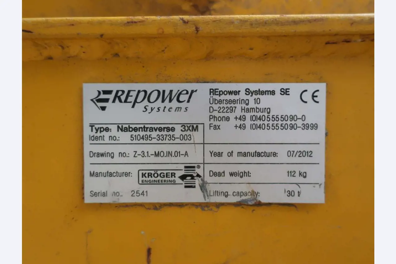 Sale of the no longer needed assets formerly used by an international manufacturer of wind turbines-2