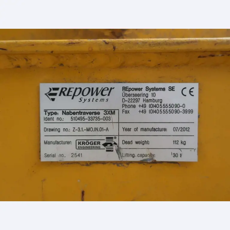 Sale of the no longer needed assets formerly used by an international manufacturer of wind turbines-2