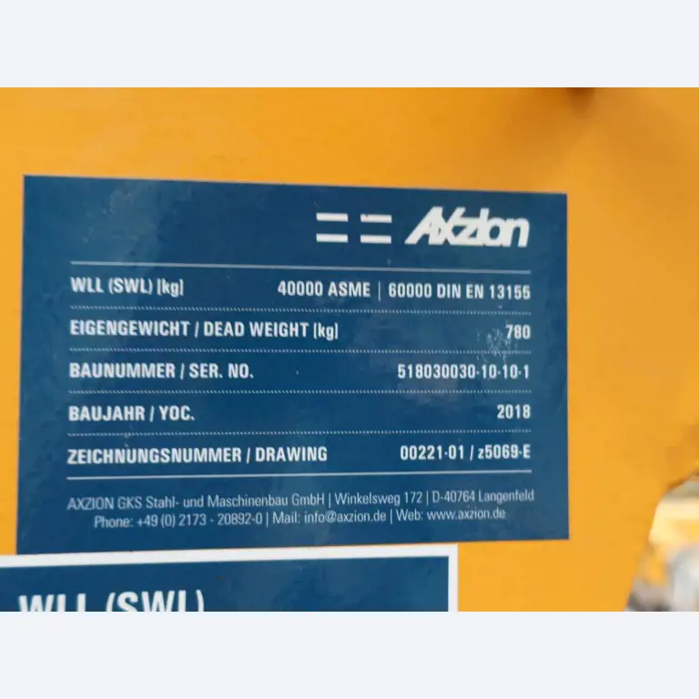 Sale of the no longer needed assets formerly used by an international manufacturer of wind turbines-2