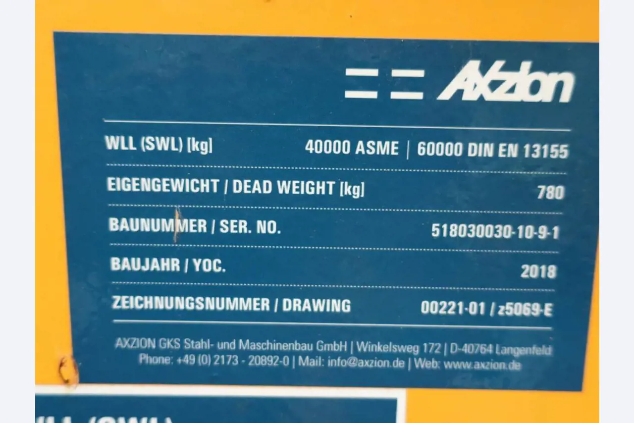 Sale of the no longer needed assets formerly used by an international manufacturer of wind turbines-2