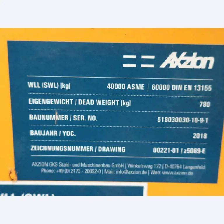 Sale of the no longer needed assets formerly used by an international manufacturer of wind turbines-2