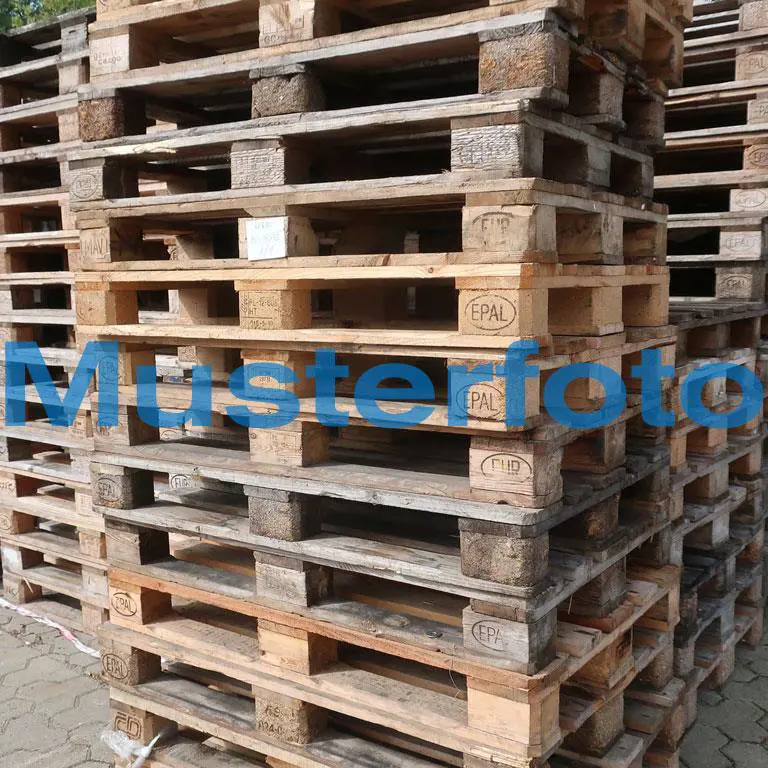 1 Posten Euro pallets and folding frames