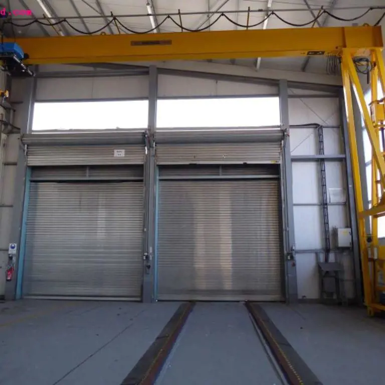 Semi-portal crane - subject to acceptance of bid! Demag