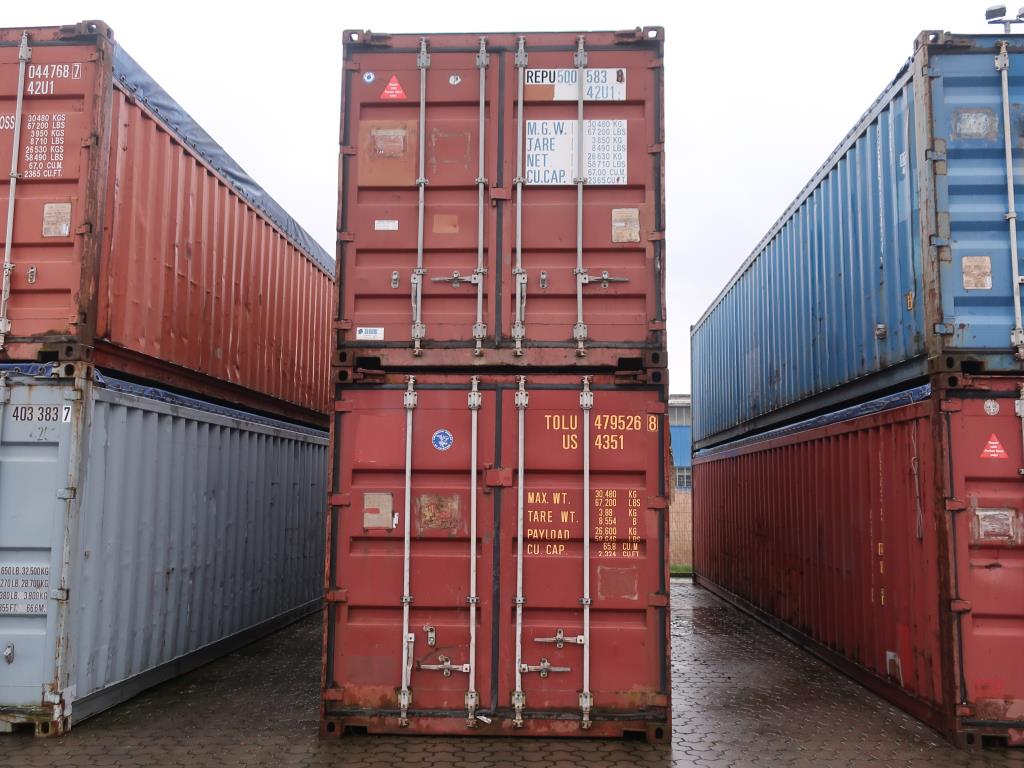 Kontenery morskie 20/40 stóp, 165 sztuk <br> ex zakład Brunsbüttel-1