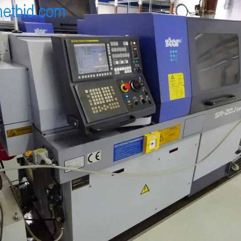 Tour automatique CNC à poupée mobile Star SR-20J Typ N