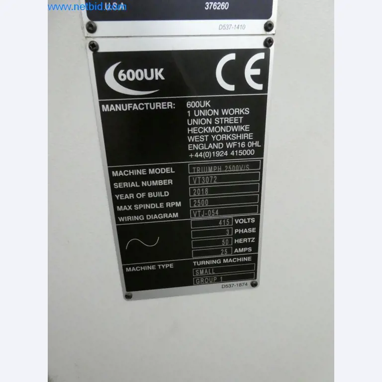 Máquinas bem conservadas, bem como equipamento operacional e de escritório do sector da fabricação de ferramentas / metalurgia-7