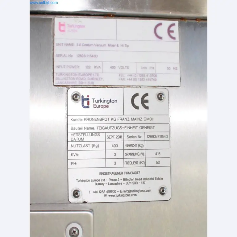 Panificação Kronenbrot - máquinas, instalações e equipamentos-10