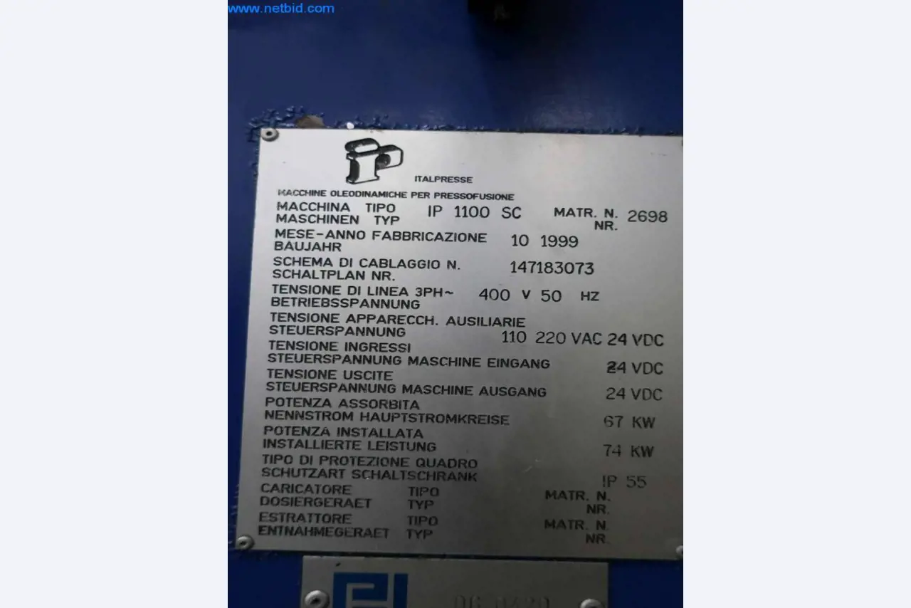 Sistemas de fundição injectada (alumínio) 1.100 - 1.350 t,
Processamento mecânico, fabrico de ferramentas
-23
