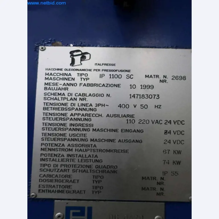 Sistemas de fundição injectada (alumínio) 1.100 - 1.350 t,
Processamento mecânico, fabrico de ferramentas
-23
