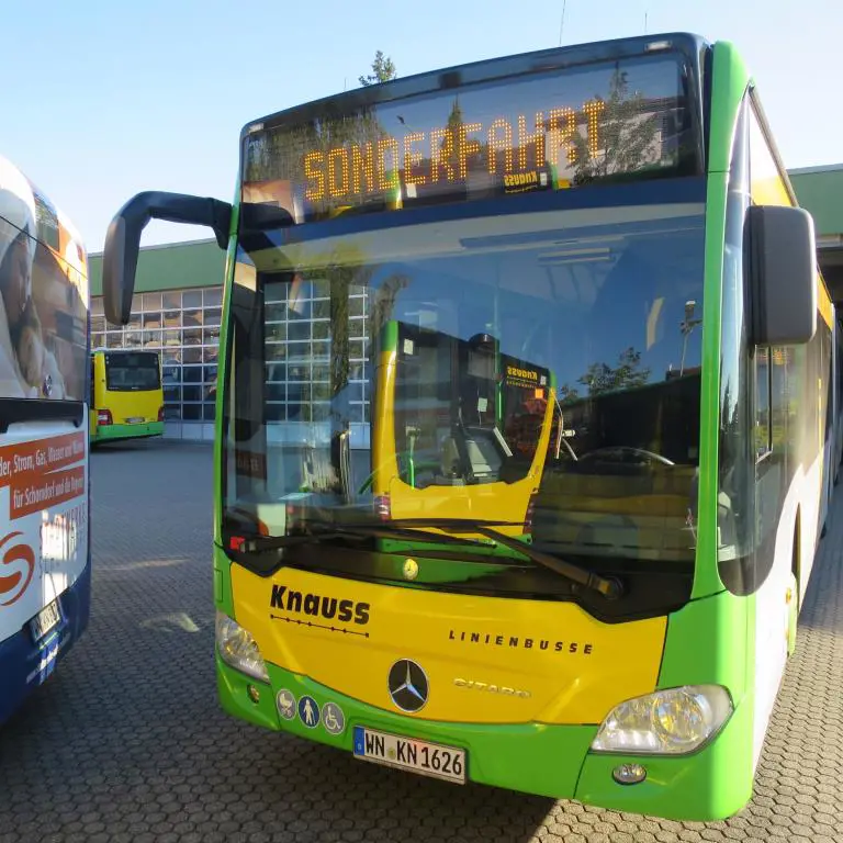 Scheduled articulated bus - surcharge subject to change Mercedes-Benz Citaro G Evobus