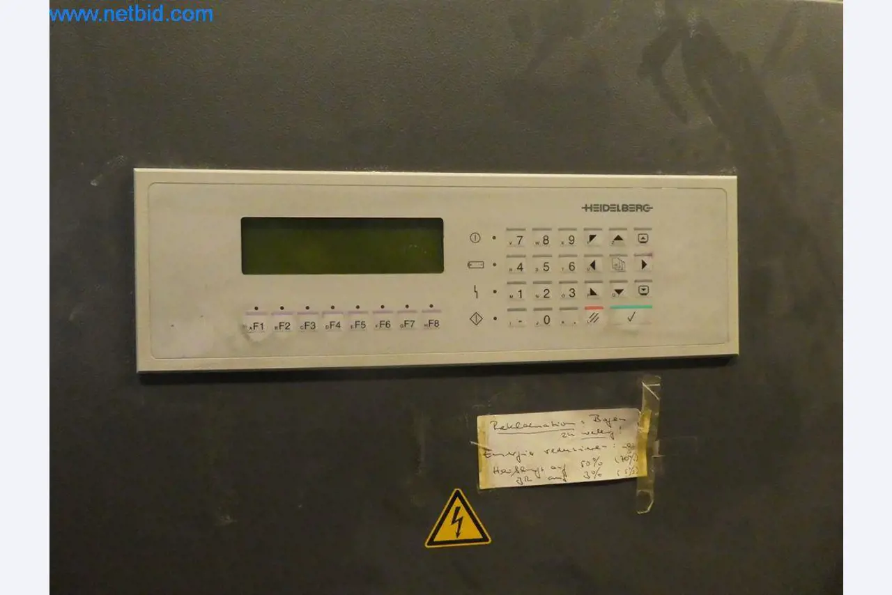 machines of the area offset printing and 4/5 colour printing machines Heidelberg-7