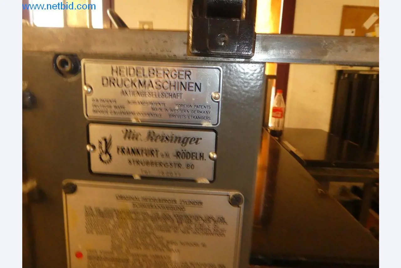 machines of the area offset printing and 4/5 colour printing machines Heidelberg-4