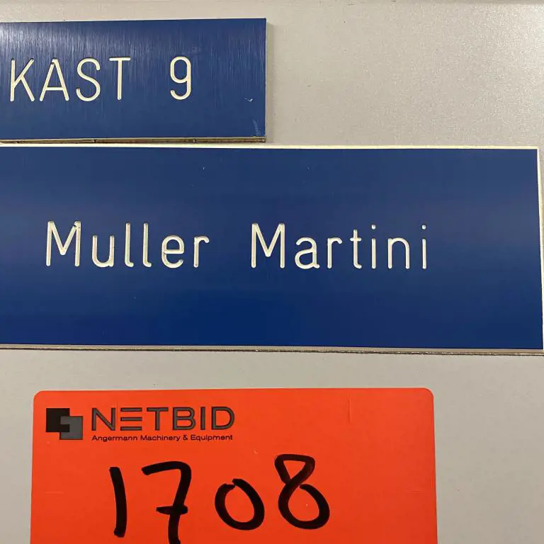 Müller Martini Teile - nicht zugängig bei Besichtigung