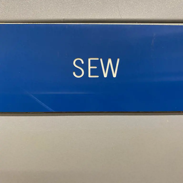 SEW control technology - not accessible during the viewing day