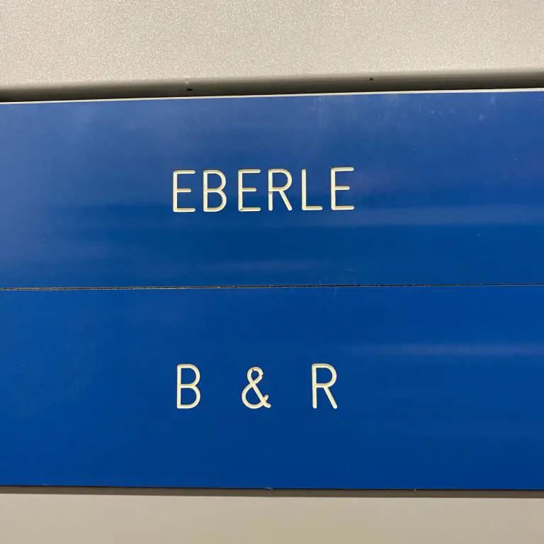 Eberle, B & R - not accessible during the viewing day