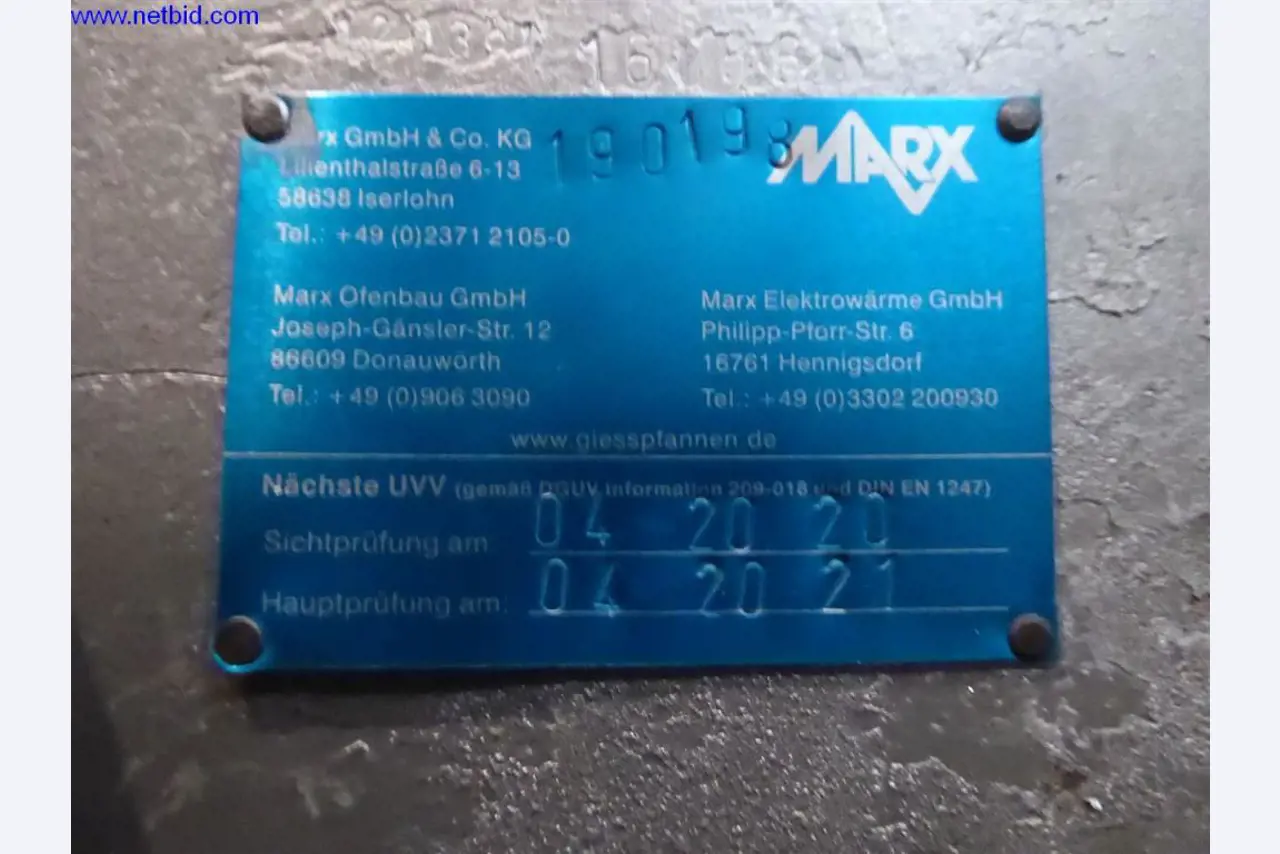 Machinery and equipment of Gusswerke Saarbrücken-5