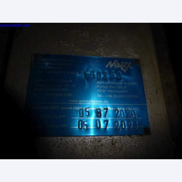 Machinery and equipment of Gusswerke Saarbrücken-8