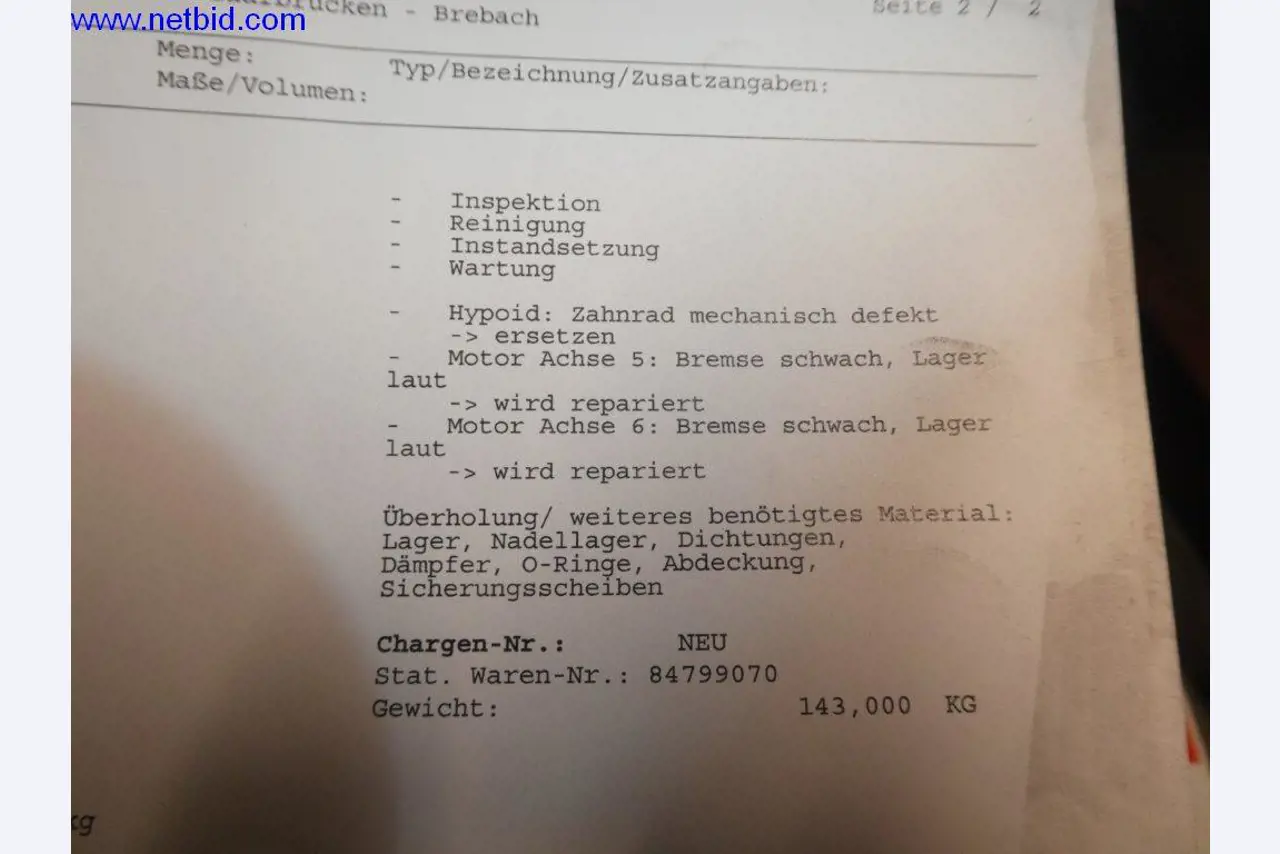 Machinery and equipment of Gusswerke Saarbrücken-6