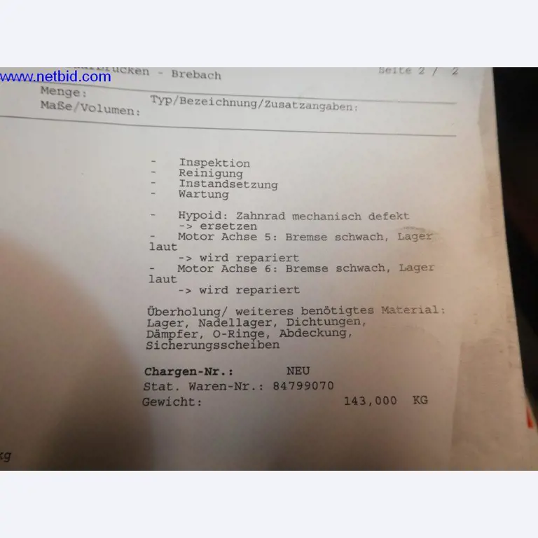 Machinery and equipment of Gusswerke Saarbrücken-6