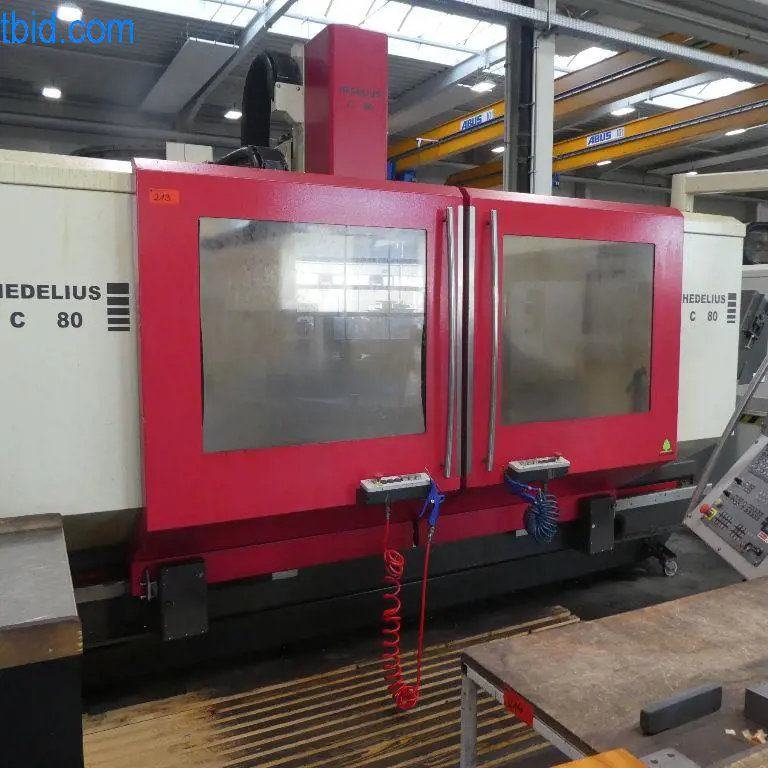 3-Achs CNC-Bearbeitungszentrum Hedelius C80/40/530/1800/8