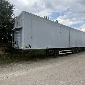 3-Axle Drop-Floor Semi-Trailer Stas