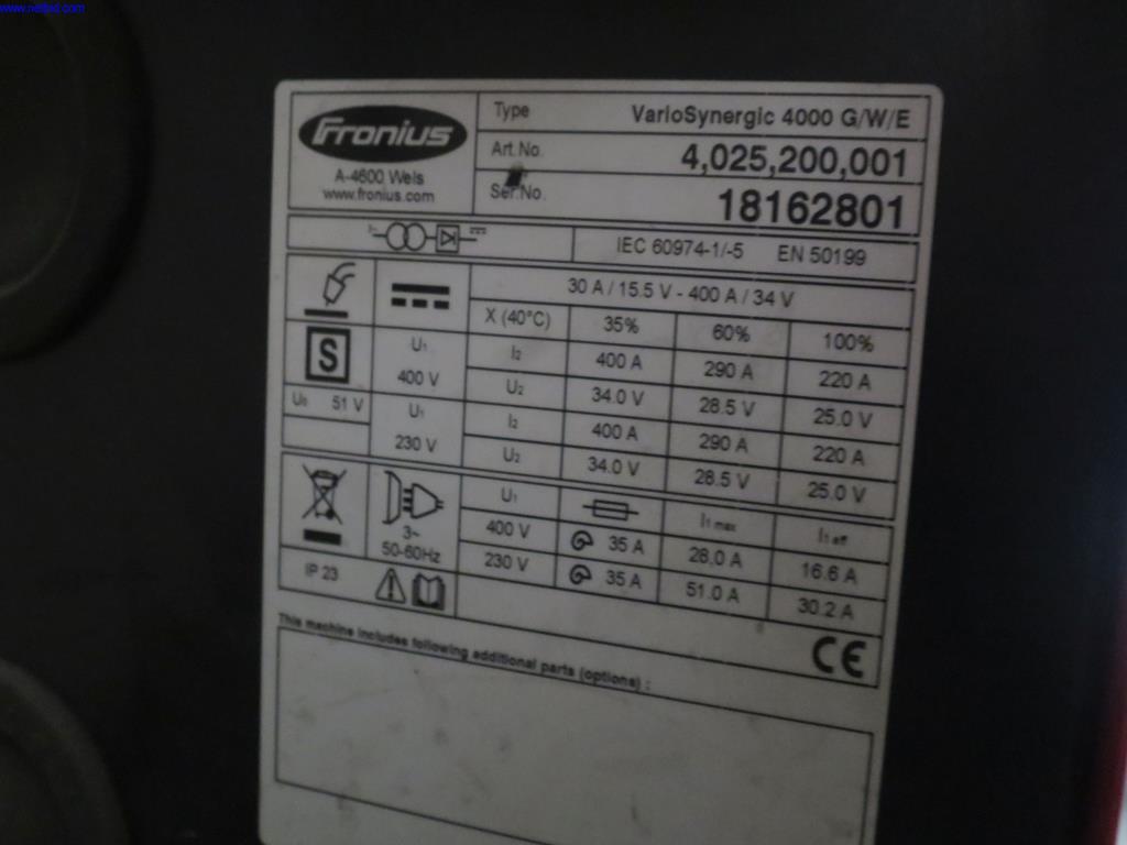 gepflegte Blechbearbeitungsmaschinen, Schweißgeräte, Schweißtische, Betriebs- und Geschäftsausstattung -3
