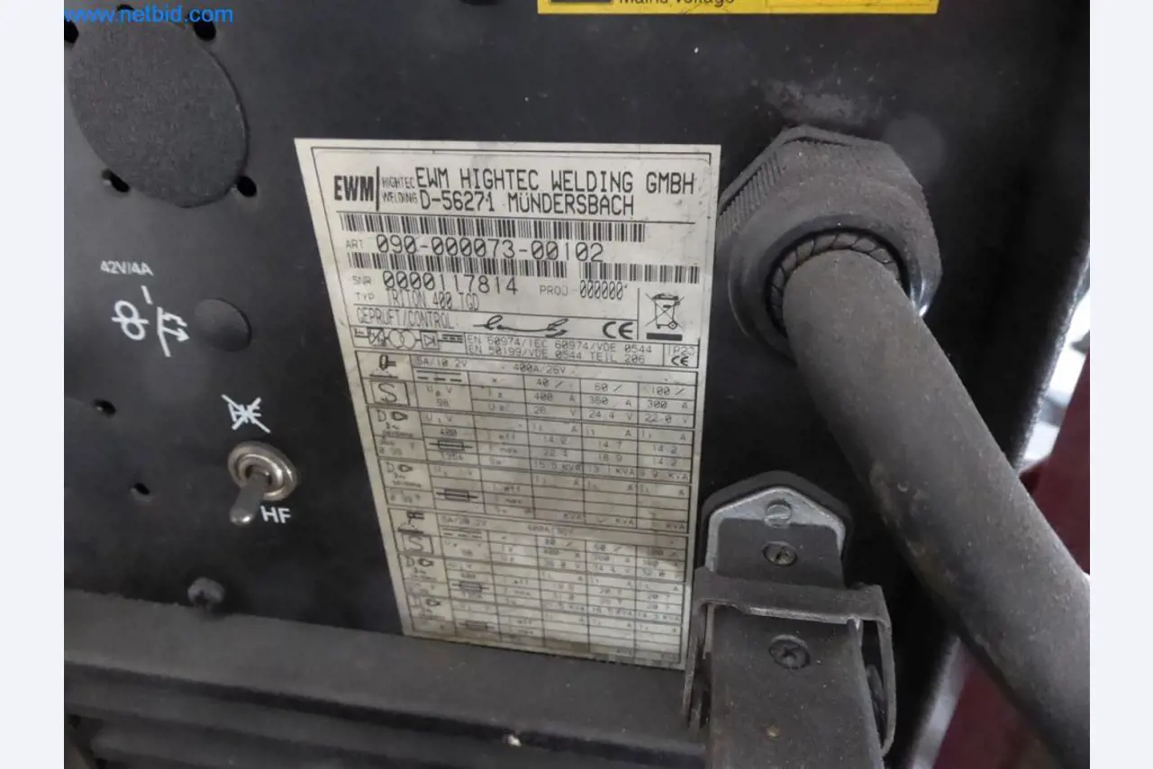 Metal cutting machines, welding technology, hand tools and other assets-2