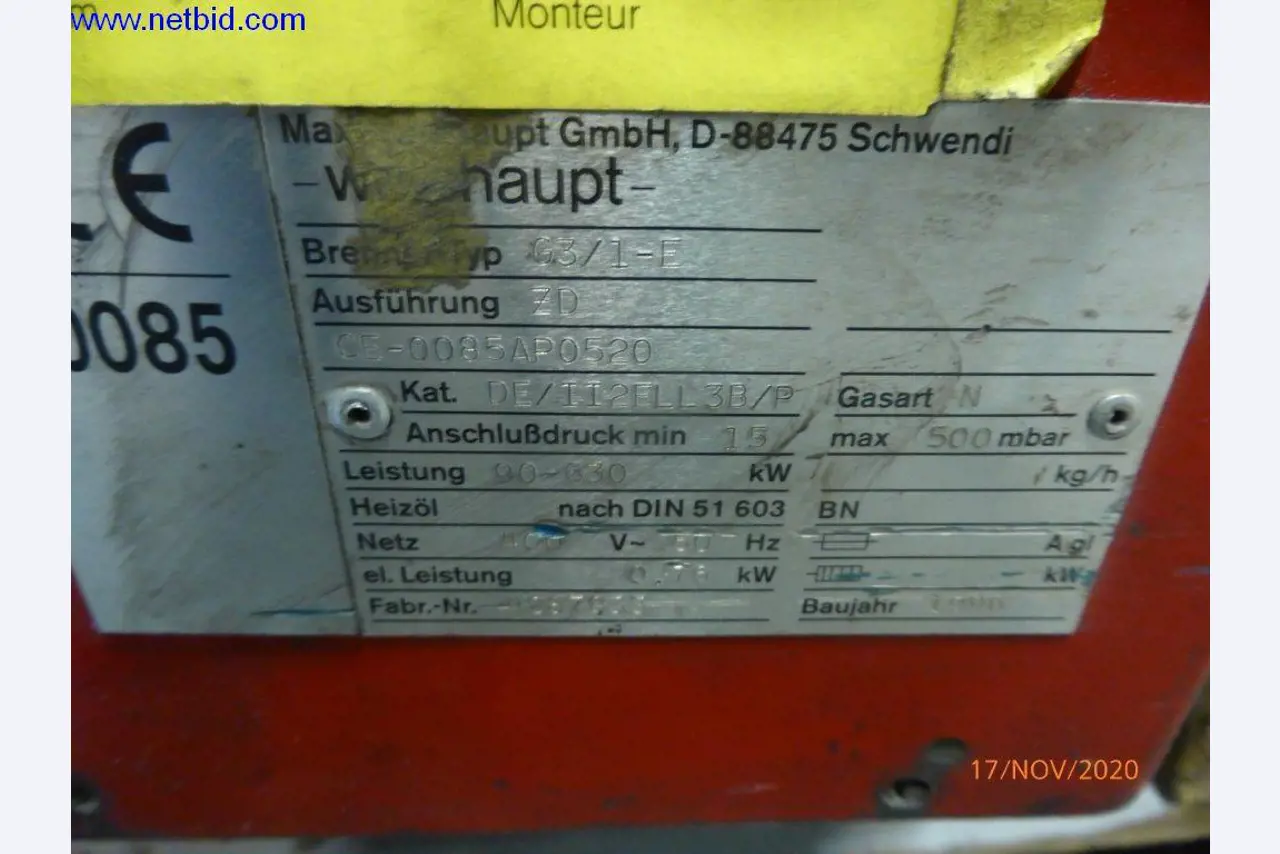 Heating system for low pressure casting molds-67