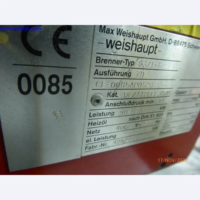 Heating system for low pressure casting molds-68