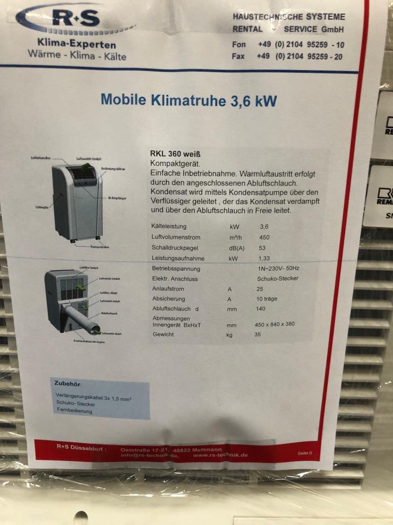 Geräte zur Klima-Wärme-Kälte-Ventilation, Werkstatt– u. Lagereinrichtung-3
