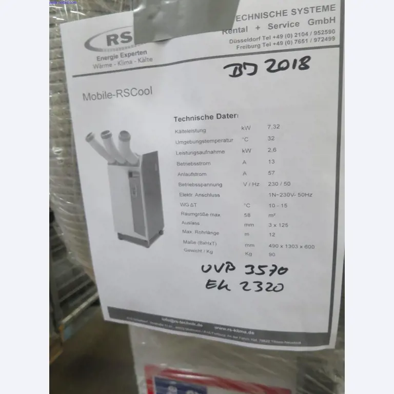 Naprave za klimatizacijo, ogrevanje, hlajenje in prezračevanje ter oprema za delavnice in skladišča-2